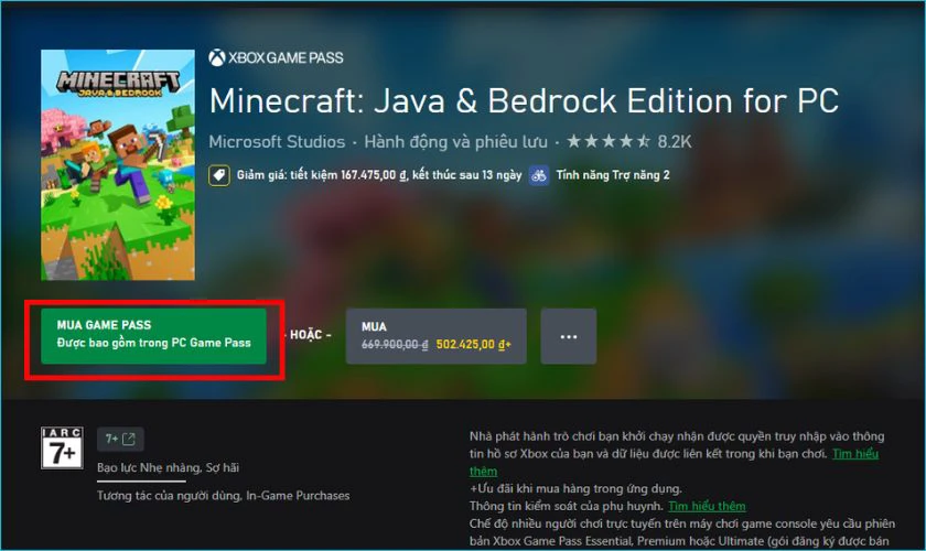 Cách tải Minecraft 1.21.131 tiếng Việt trên máy tính nhanh chóng