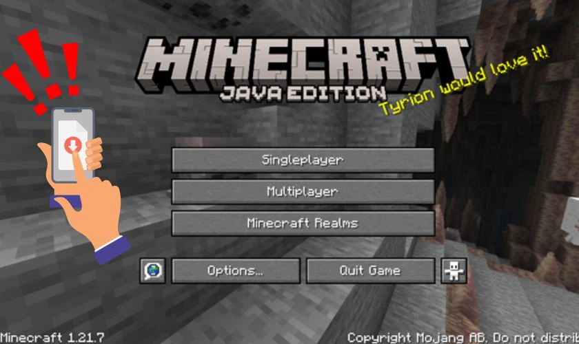 Lưu ý khi tải Minecraft 1.21.7