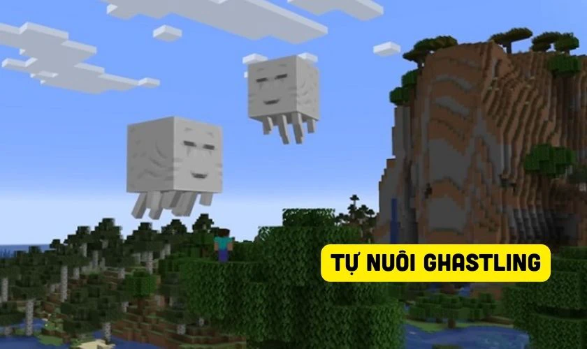 Tự nuôi Ghastling trong thế giới khối