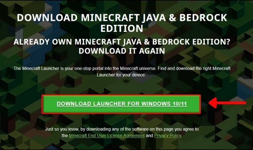 Cách tải Minecraft 1.22 Tiếng Việt miễn phí trên máy tính