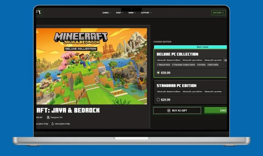 Cách tải Minecraft 1.23 trên máy tính