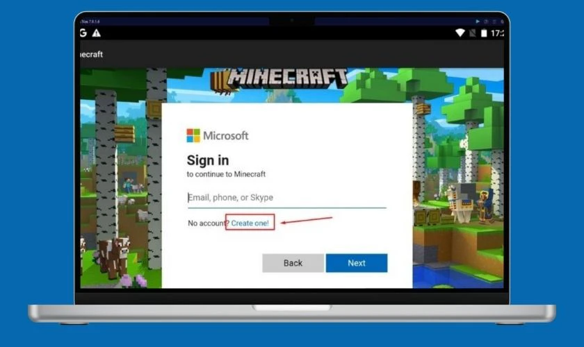 Cài đặt và mở Minecraft Launcher, sau đó đăng nhập bằng tài khoản Microsoft