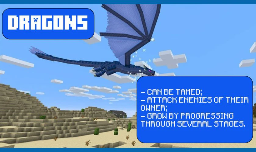 Rồng mới xuất hiện trong Minecraft.