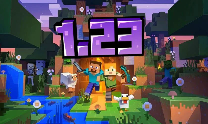 Cấu hình tải Minecraft 1.23 trên điện thoại, máy tính