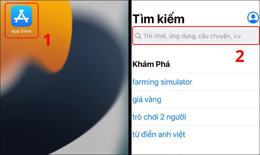 Mở App Store, tìm kiếm từ khóa “Minecraft”
