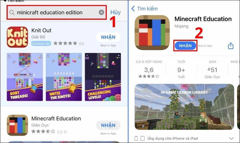 Cách tải Minecraft Education Edition APK trên iOS