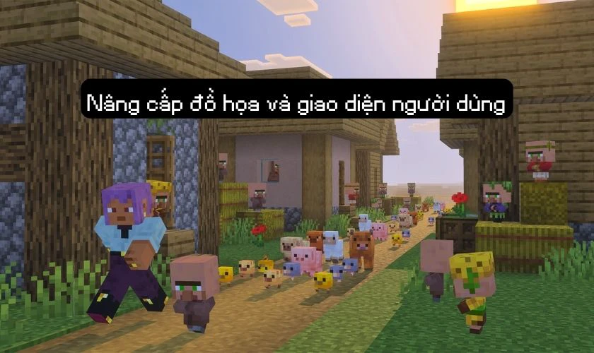 Nâng cấp đồ họa và giao diện người dùng