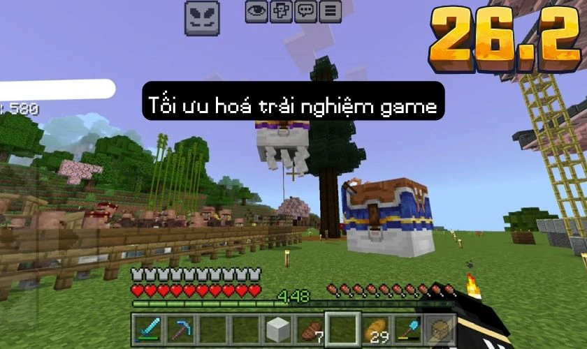 Minecraft v26.2 tối ưu hóa trải nghiệm sau 26.0