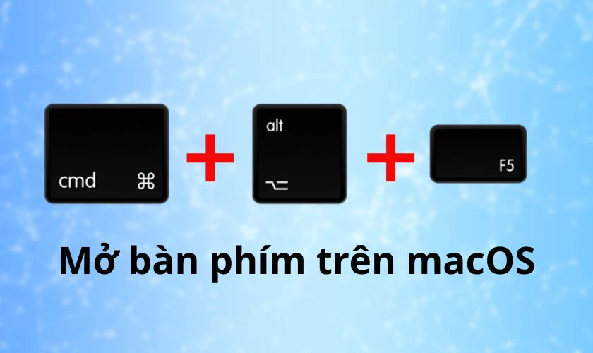 Cách mở khóa bàn phím laptop bằng phím tắt trên macOS