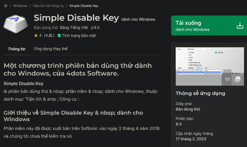 Mở khóa bàn phím laptop ASUS bằng phần mềm