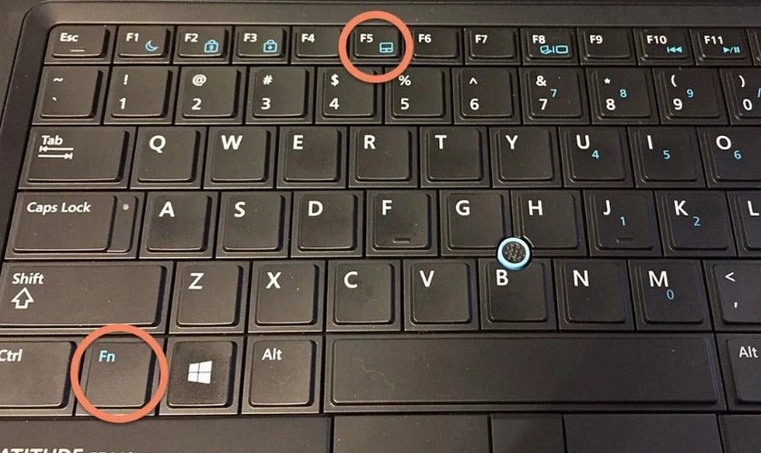 Mở khóa chuột bàn phím laptop DELL đơn giản