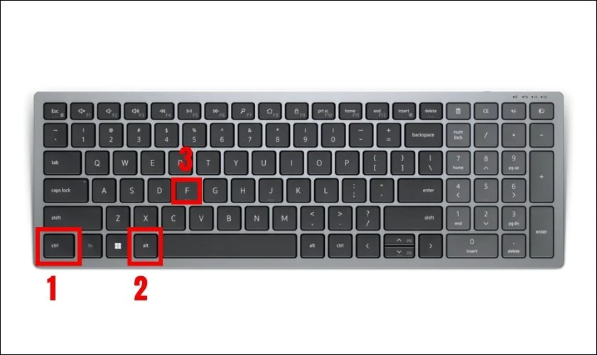 Mở khóa bàn phím laptop DELL bằng KeyFreeze