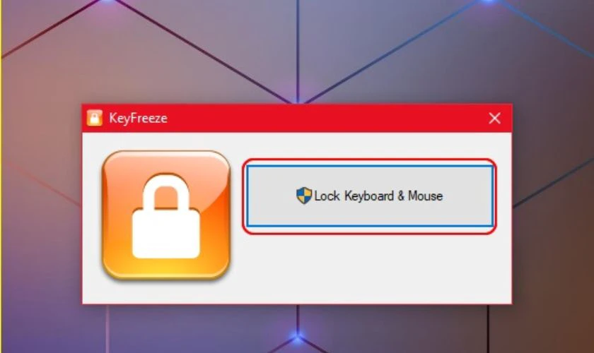 Mở khóa bàn phím laptop HP bằng KeyFreeze