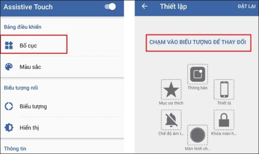 Tùy chỉnh hiển thị của nút Home ảo theo sở thích của bạn