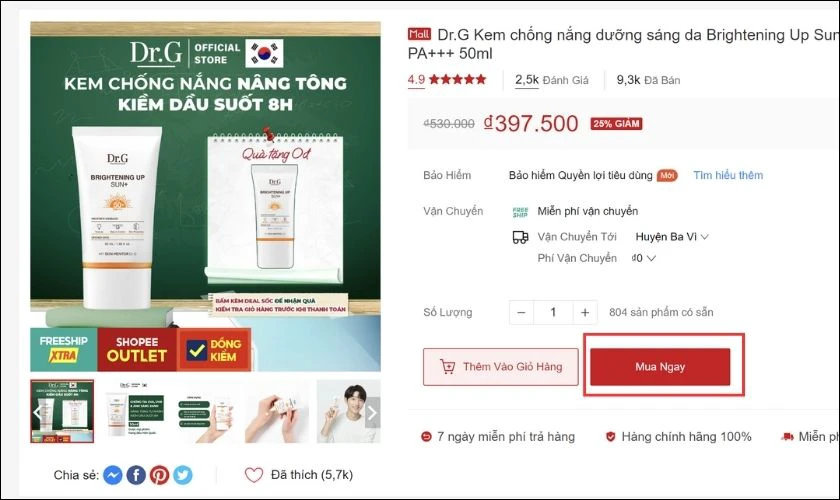 Khách hàng chọn mua sản phẩm và hoàn tất thanh toán