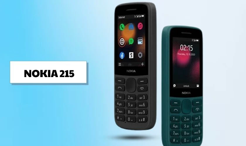 Nokia 215 4G cũ - Tận hưởng mạng 4G siêu tốc