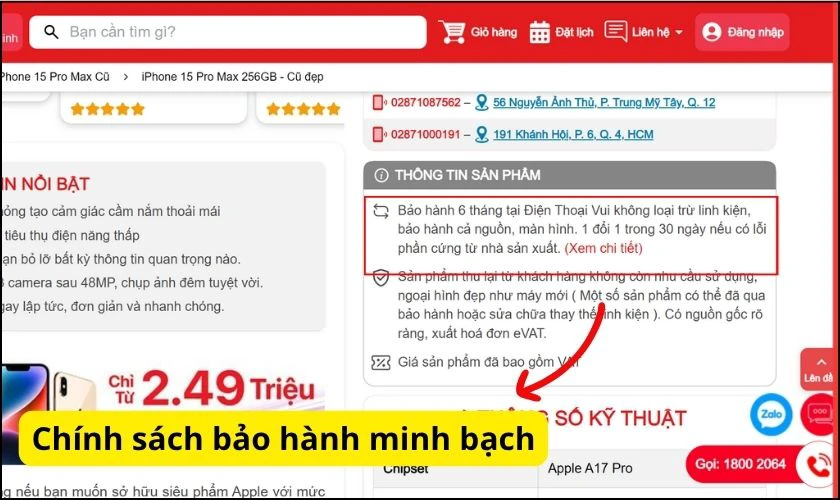 Tiêu chí chọn địa chỉ mua iPhone cũ uy tín ở Biên Hòa