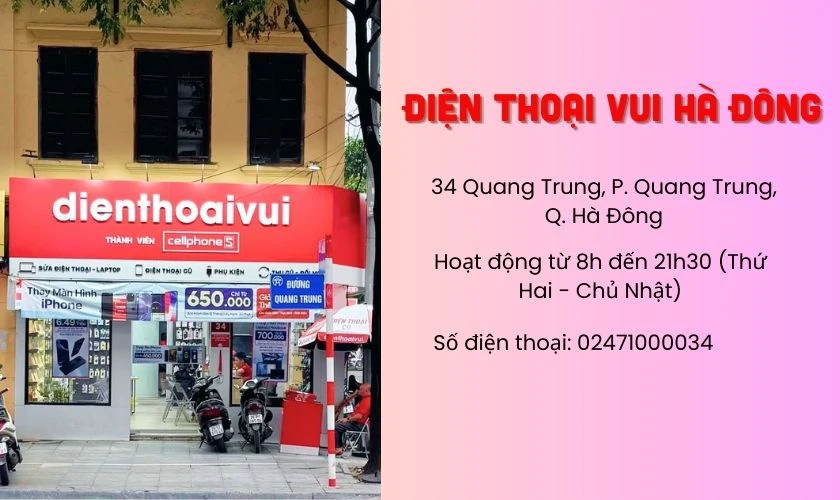 Địa chỉ bán laptop cũ quận Hà Đông ở đâu uy tín và chính hãng?