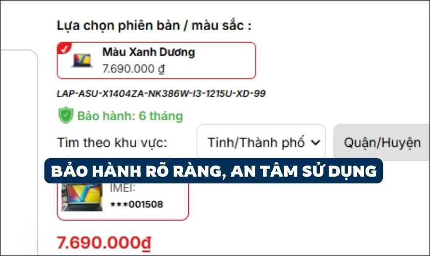 Tiêu chí chọn địa chỉ mua laptop cũ giá rẻ quận Long Biên