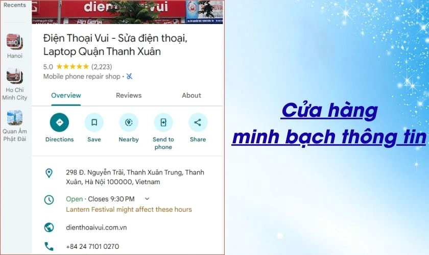 Uy tín thương hiệu giúp người mua yên tâm hơn về chất lượng sản phẩm