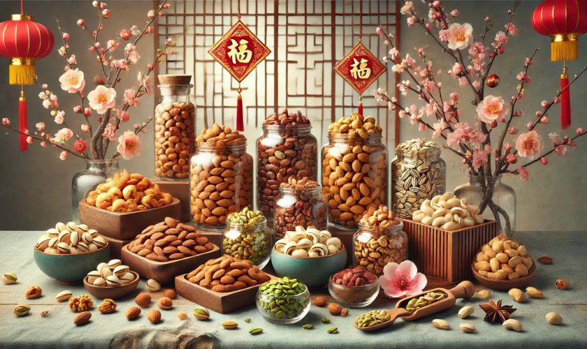 Mua các loại hạt tốt cho sức khỏe biếu bố mẹ chồng