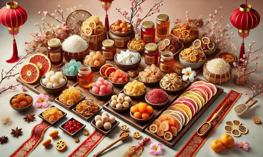 Mứt Tết từ lâu đã trở thành một phần không thể thiếu trong dịp Tết Nguyên Đán