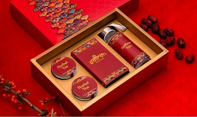Nên mua quà Tết gì cho bố mẹ chồng? - Hộp quà thực phẩm sức khỏe