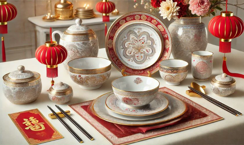 Một bộ bát đũa sứ cao cấp là món quà thiết thực và tinh tế
