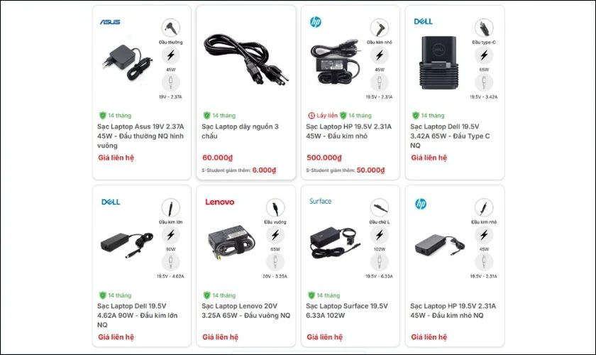 Điện Thoại Vui có chính sách bảo hành sạc rõ ràng