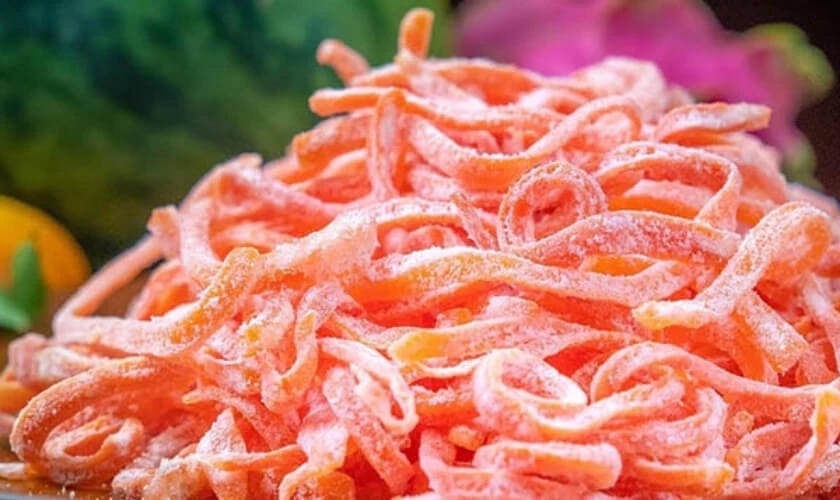 Mứt cà rốt - Thu hút vượng khí đỏ