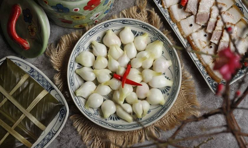 Củ kiệu ngâm chua - Khai lộc đầu năm