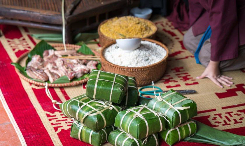 Bánh chưng, biểu tượng của đất