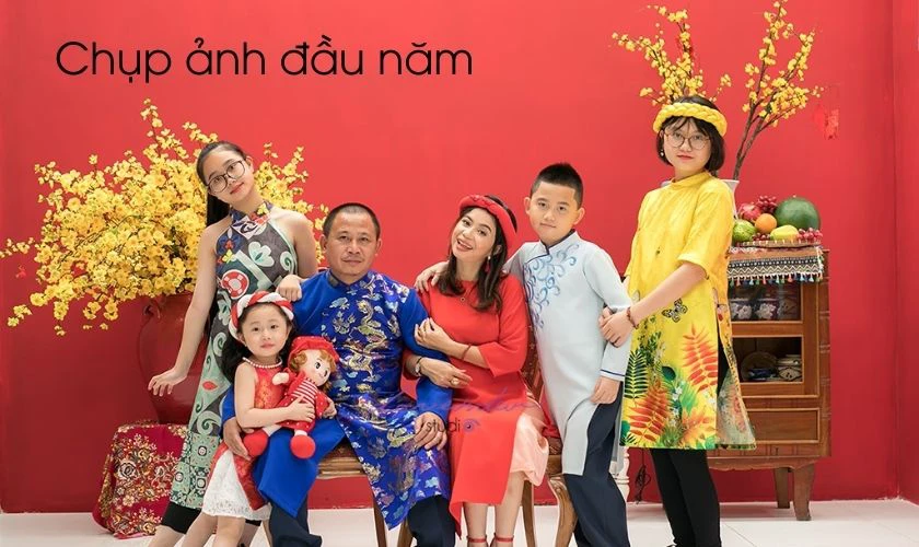 Chụp ảnh, lưu giữ khoảnh khắc đầu năm