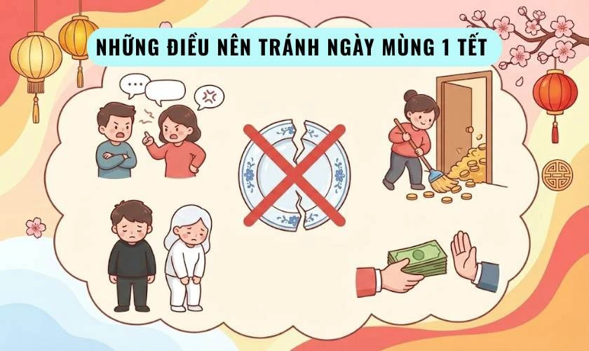 Những điều nên tránh ngày mùng 1 Tết 2026