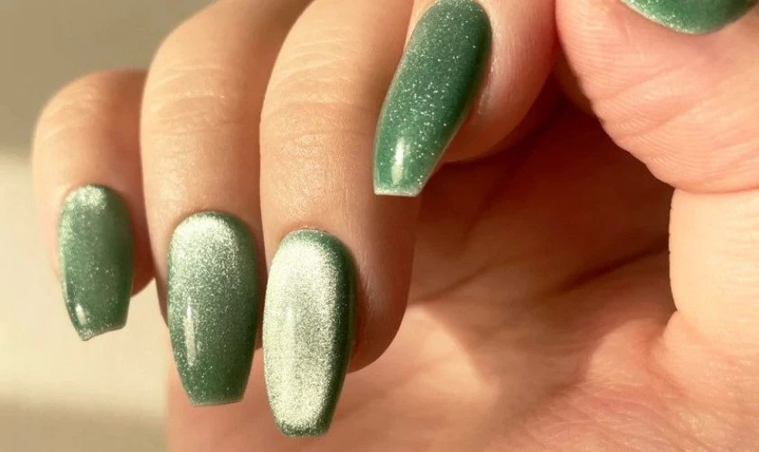 Mẫu nail mắt mèo