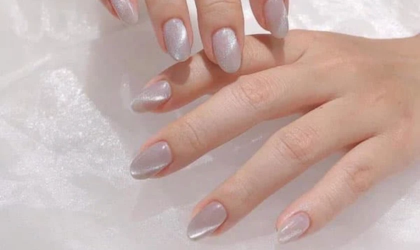 Mẫu nail mắt mèo đơn giản