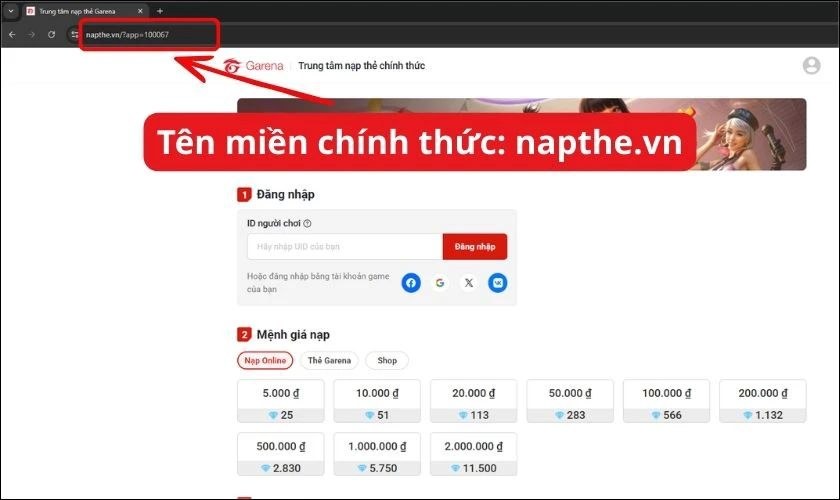Kiểm tra kỹ đường link trước khi đăng nhập