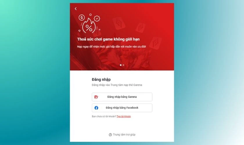 Truy cập napthe.vn và đăng nhập tài khoản