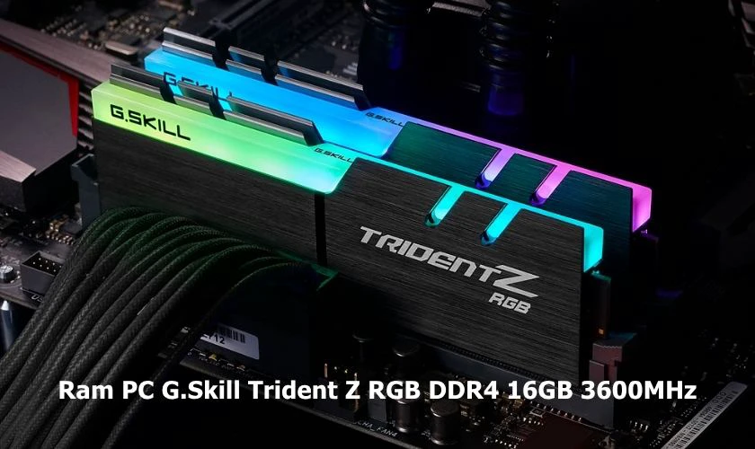 Ram PC G.Skill Trident Z RGB DDR4 16GB 3600MHz