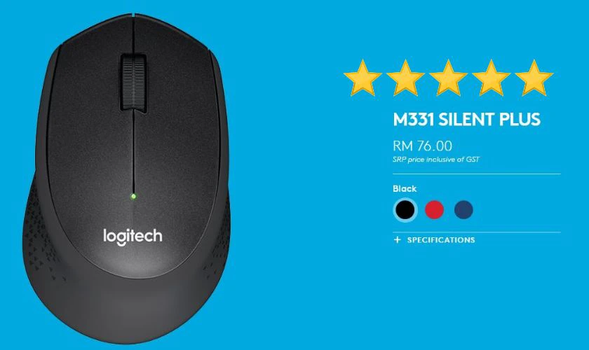 Chuột không dây LOGITECH M331