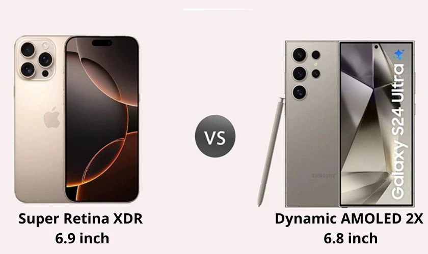Nên mua iPhone 16 Pro Max hay Galaxy S24 Ultra để sử dụng