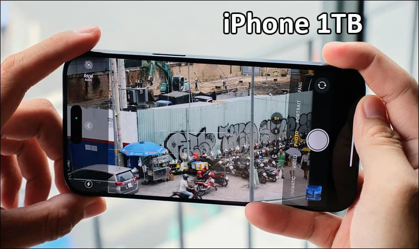 iPhone 1TB - Được các nhà sáng tạo và người dùng cần nhiều không gian ưa chuộng 