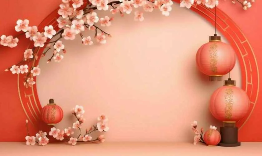 Hình nền Powerpoint Tết 2026 chủ đề hoa mai