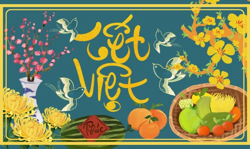 Background Tết Việt