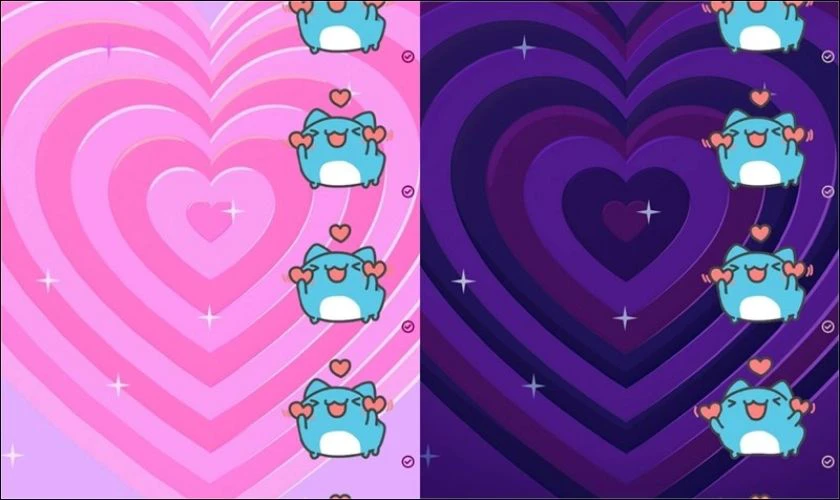 Nền Valentine Messenger 2025 có những mẫu nào?