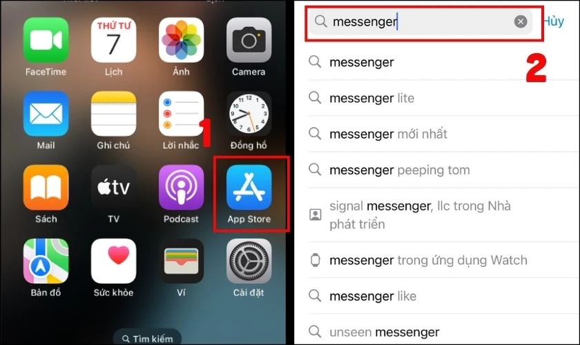 Cập nhật Messenger phiên bản mới nhất
