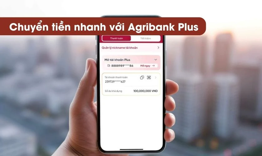 Ưu tiên thực hiện qua Agribank Plus hoặc Internet Banking