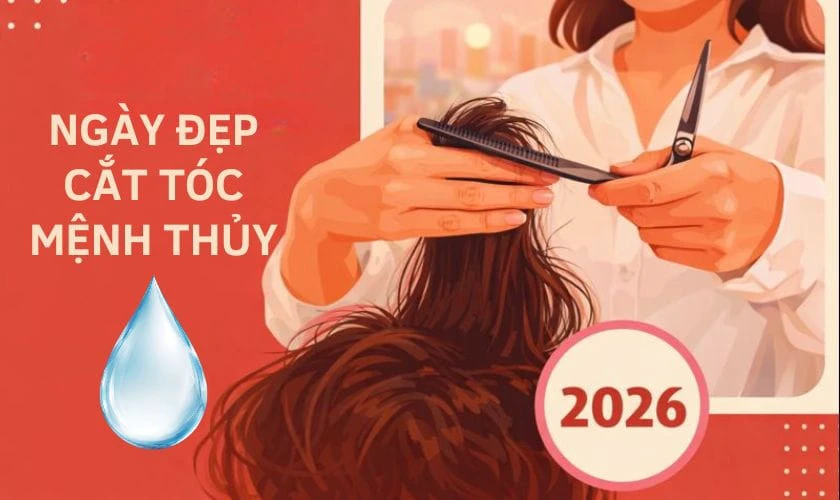 Ngày cắt tóc mệnh Thủy