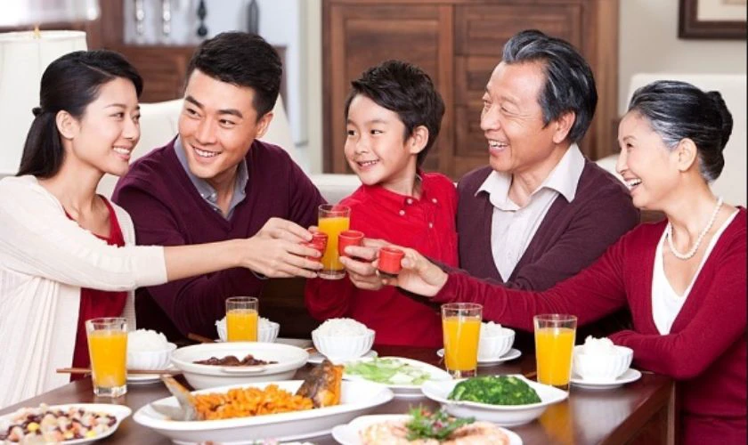 Dành thời gian bên gia đình thân yêu