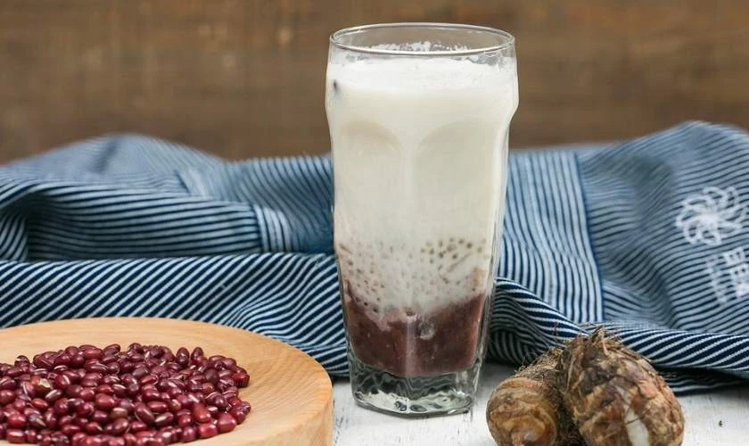 Ngày Thất Tịch nên ăn gì - Trà sữa đậu đỏ